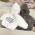 Children's cotton-padded jacket with velvet padded hooded cotton-padded jacket